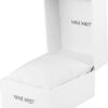Nine West Women's Metal Bracelet Watch with Rubberized Coating - Image 2