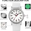 LN LENQIN Womens Watch Analog Quartz Waterproof Ladies Watches for Women with Leather Strap Luminous Easy Reader Dial - Image 2