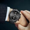 GOLDEN HOUR Fashion Business Mens Watches with Stainless Steel Waterproof Chronograph Quartz Watch for Men, Auto Date - Image 3