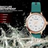 Fashion Quartz Wrist Watch, Waterproof Analog Display, Rubber Silicone Bands, Easy Read Dial, Casual Sport Style Minimalist Watch for Women Ladies Teachers Students - Image 6